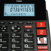 Huistelefoon senioren - Senioren telefoon - Vaste lijn - Zwart - Fysic FX-3960 •